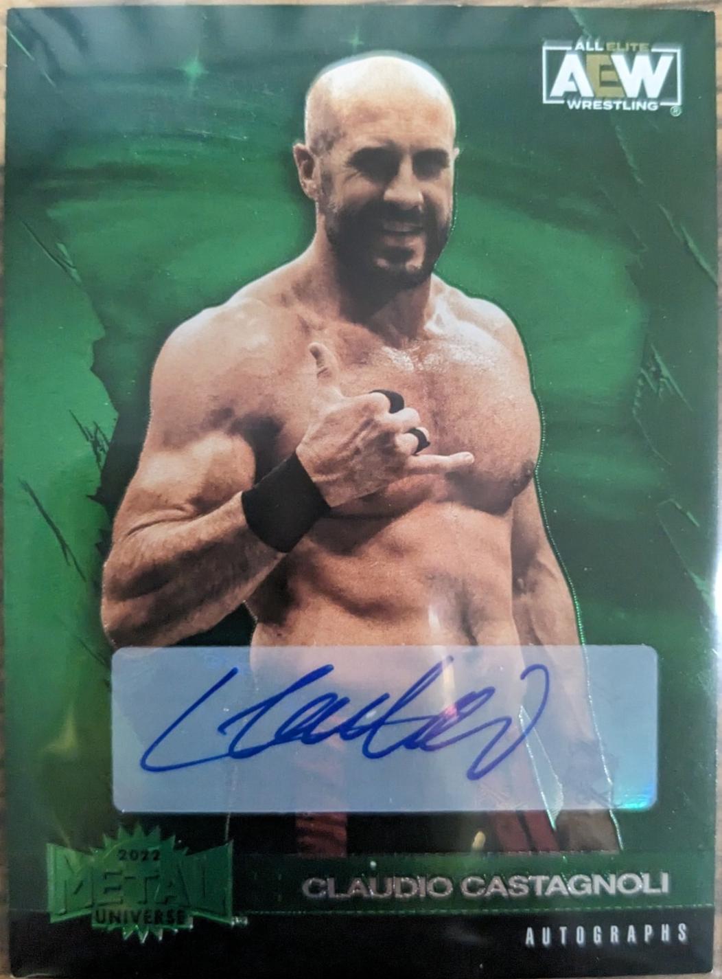 Claudio Castagnoli [Green Autograph] #60