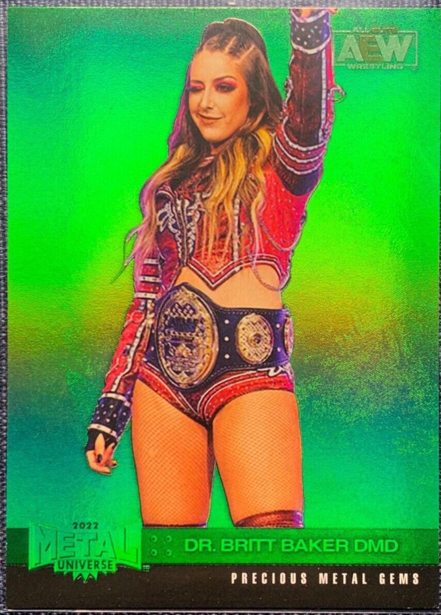 Dr. Britt Baker [Precious Metal Gems Green] #107