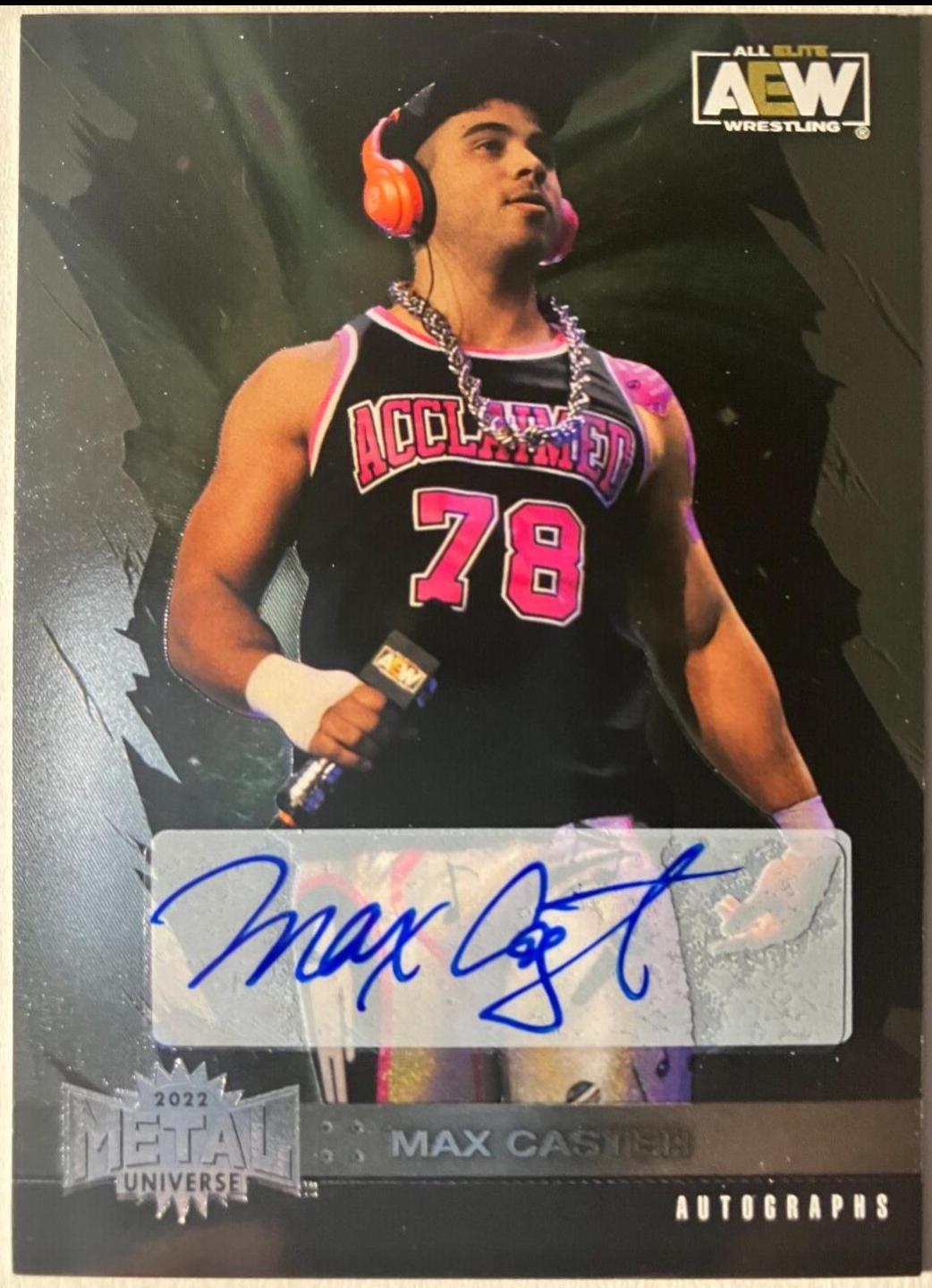 Max Caster [Silver Autograph] #44