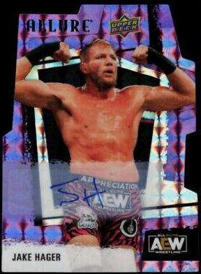 Jake Hager [Autograph Purple Diamond] #75
