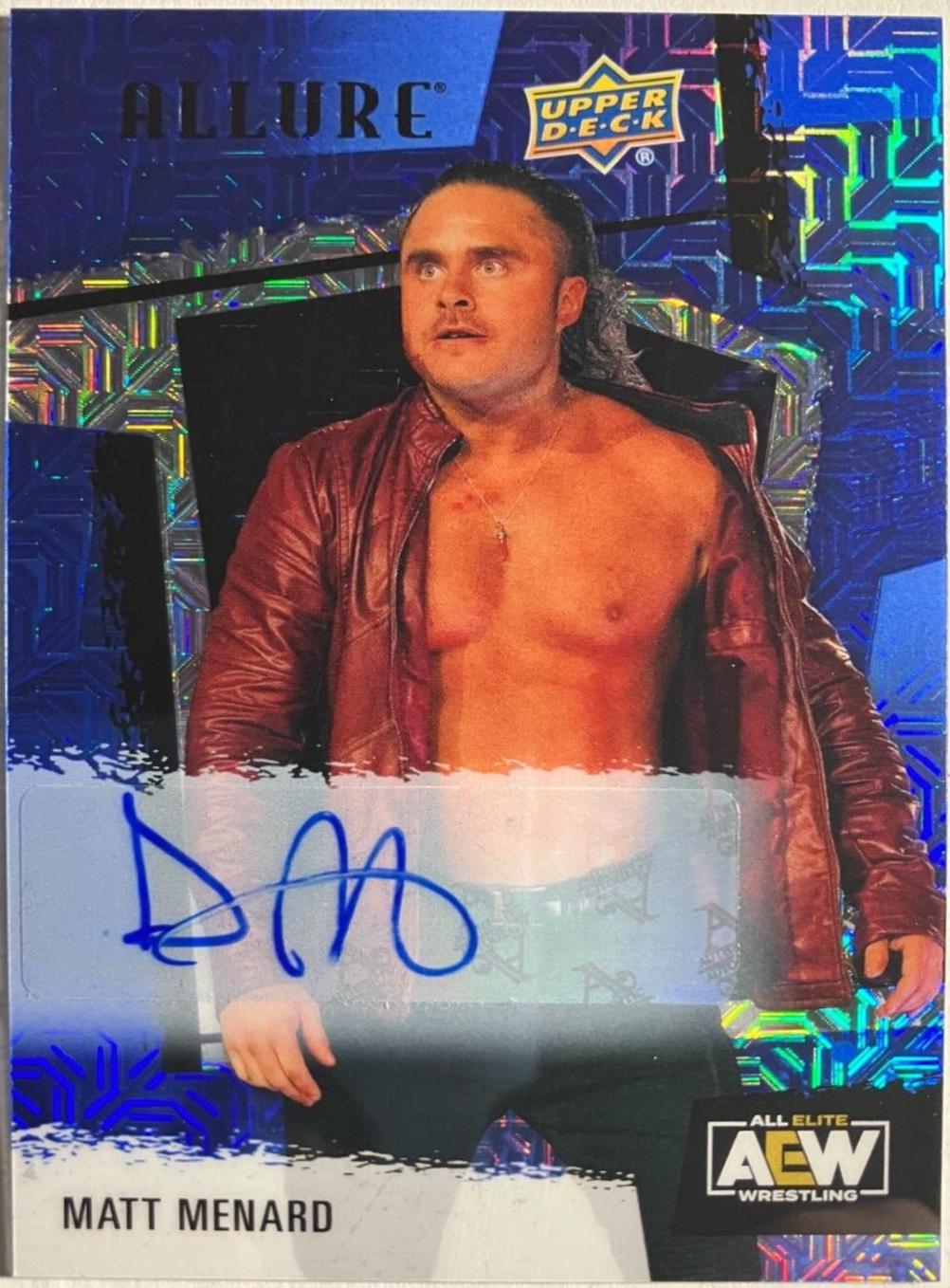 Matt Menard [Autograph Blue] #86