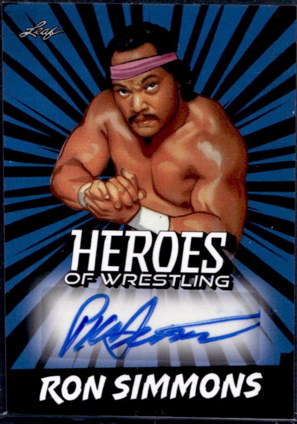 Ron Simmons [Blue] #BA-RS2