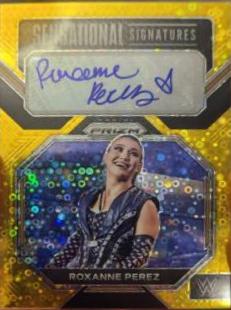 Roxanne Perez [Gold Under Card] #SN-RXP
