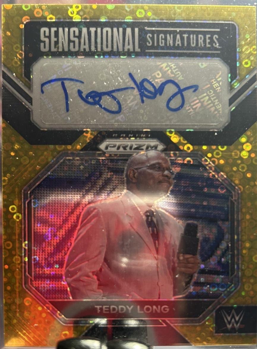Teddy Long [Gold Under Card] #SN-TLG