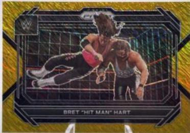 Bret 'Hit Man' Hart [Gold Shimmer] #58