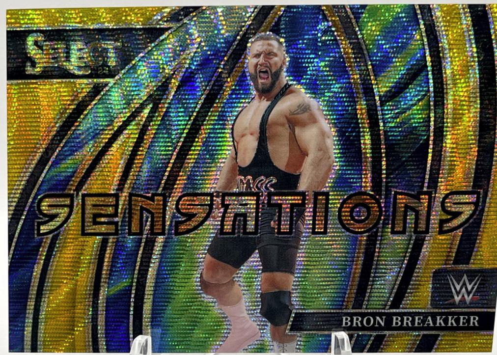 Bron Breakker [Wave Gold Prizm] #4