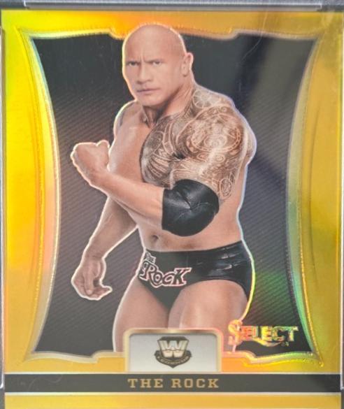 The Rock [Gold Prizm] #12