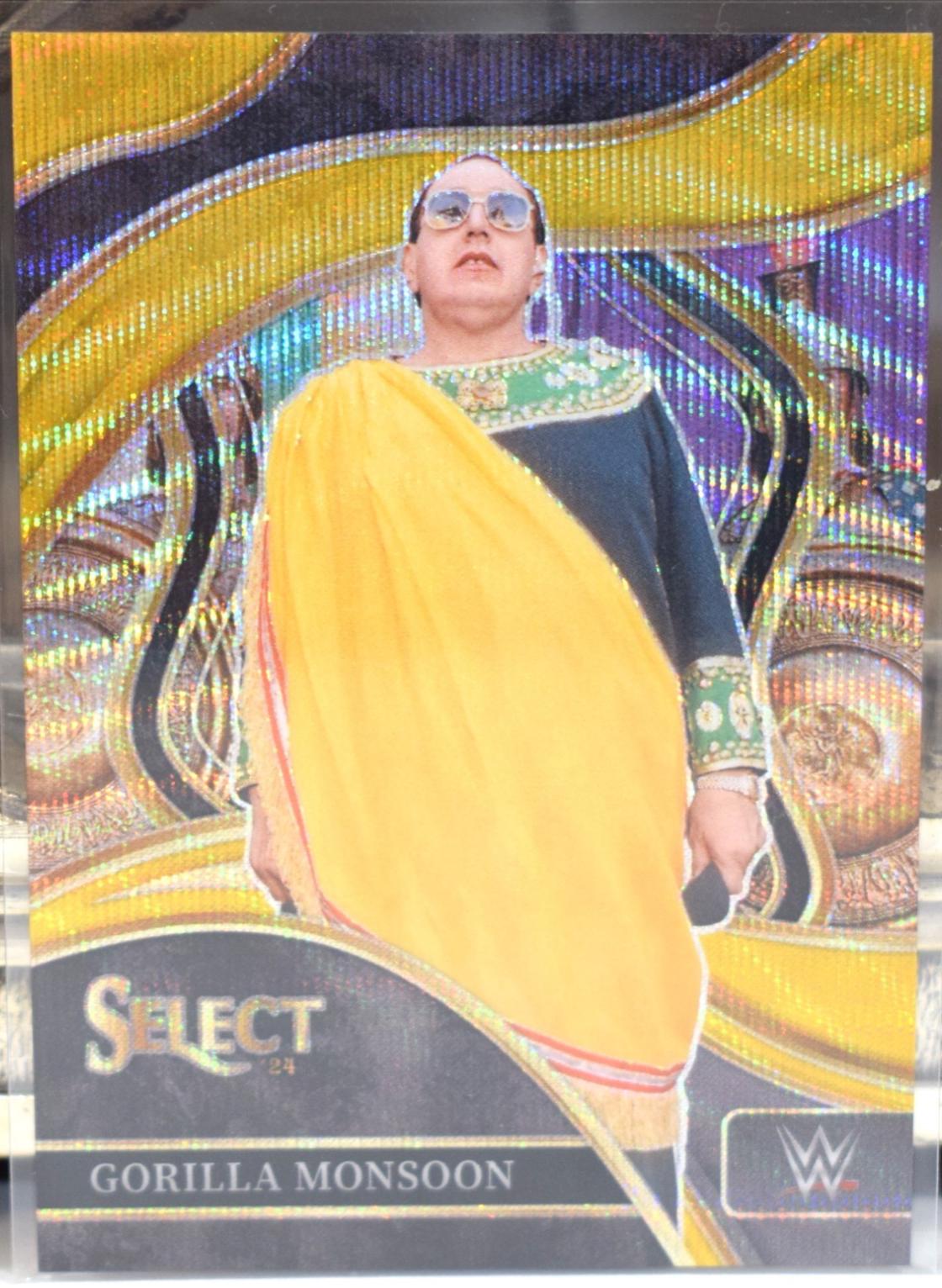 Gorilla Monsoon [Gold Flash Prizm] #234
