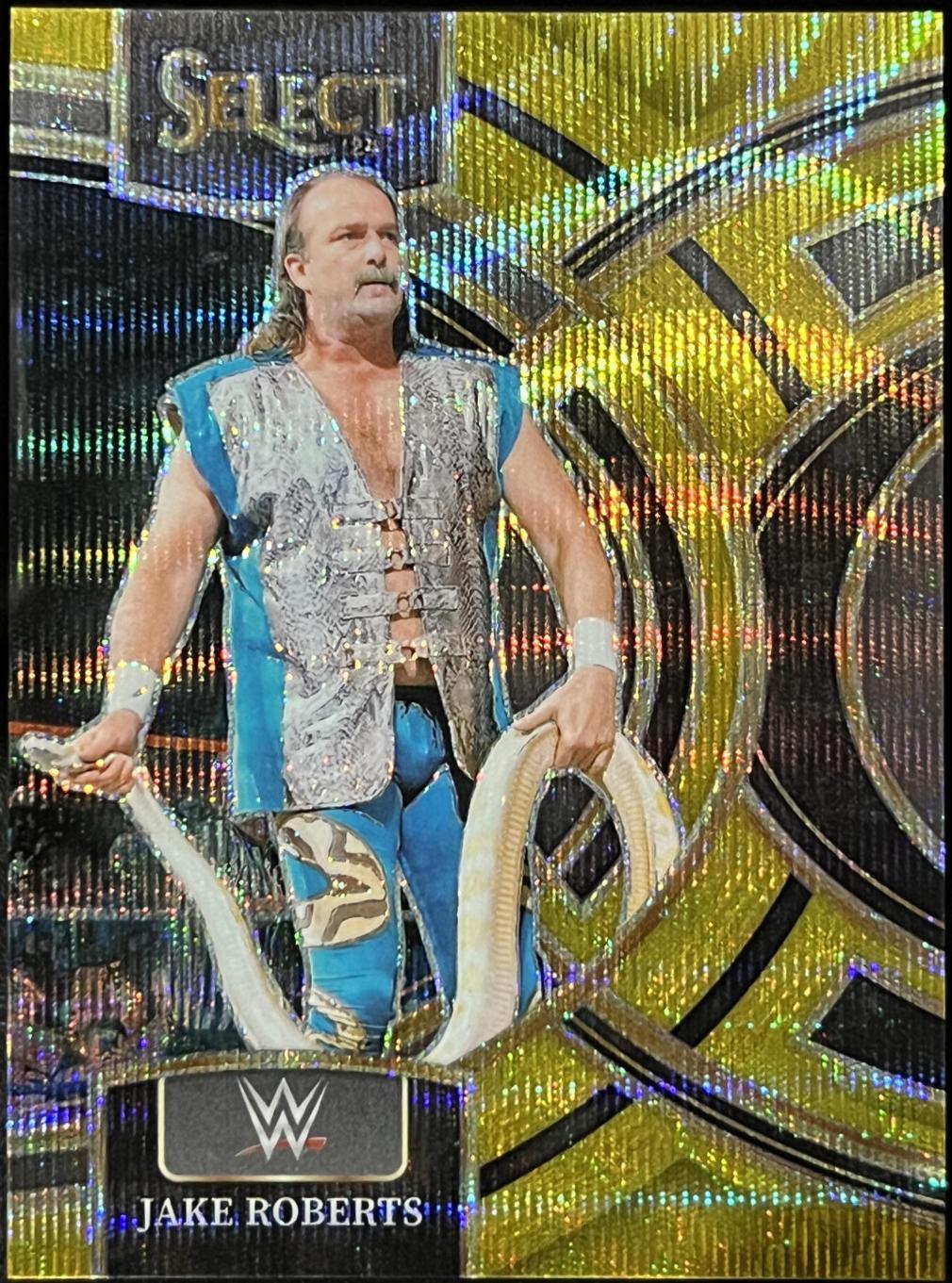 Jake Roberts [Gold Flash Prizm] #199