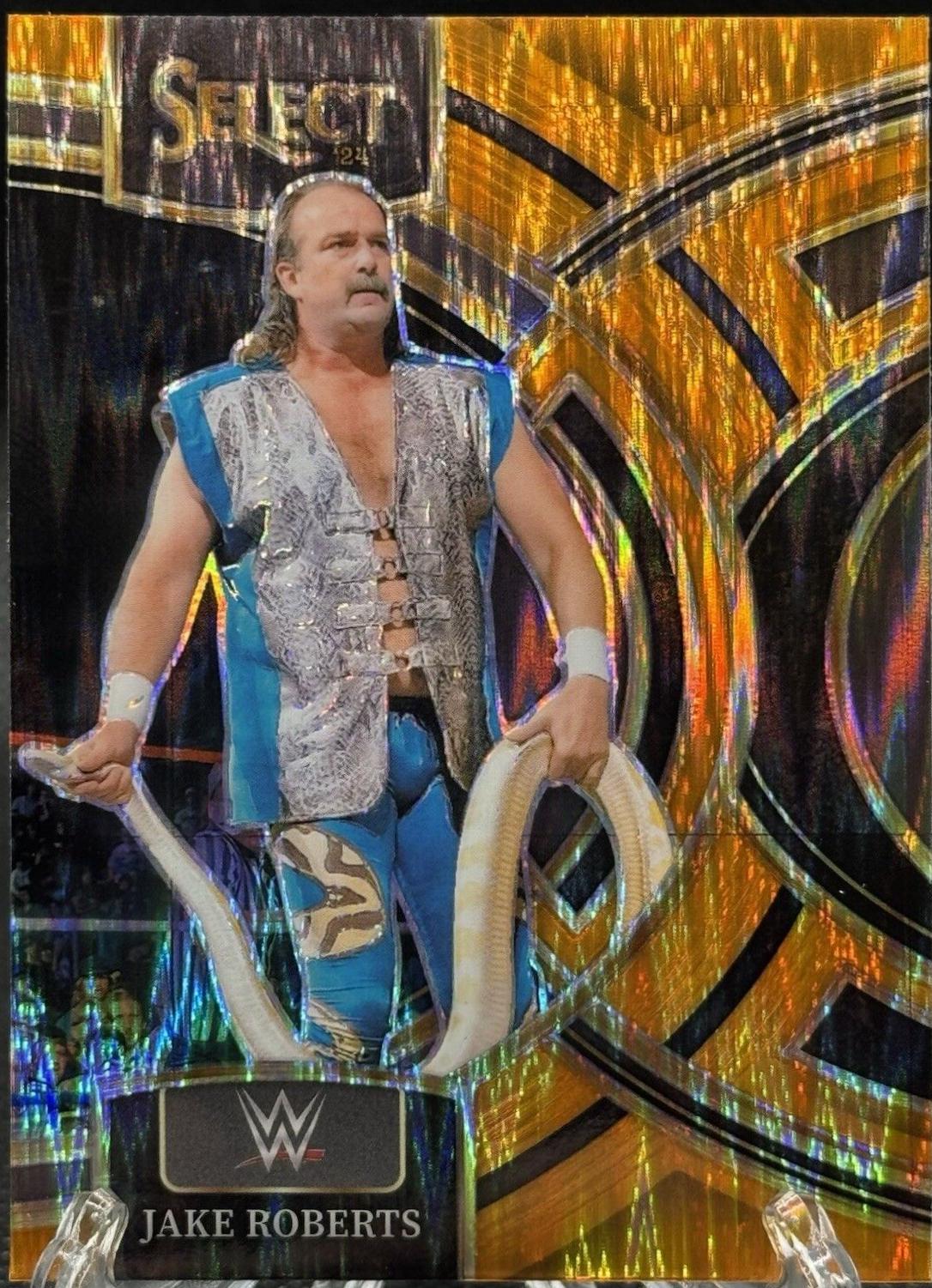 Jake Roberts [Orange Flash Prizm] #199