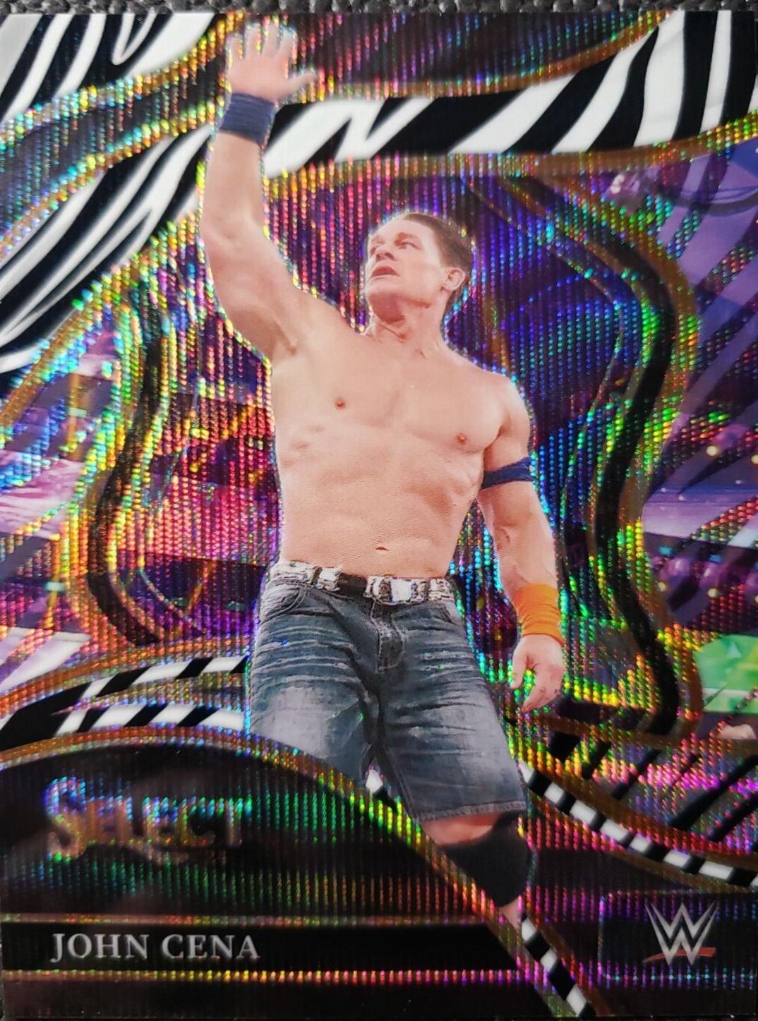 John Cena [Zebra Prizm] #296
