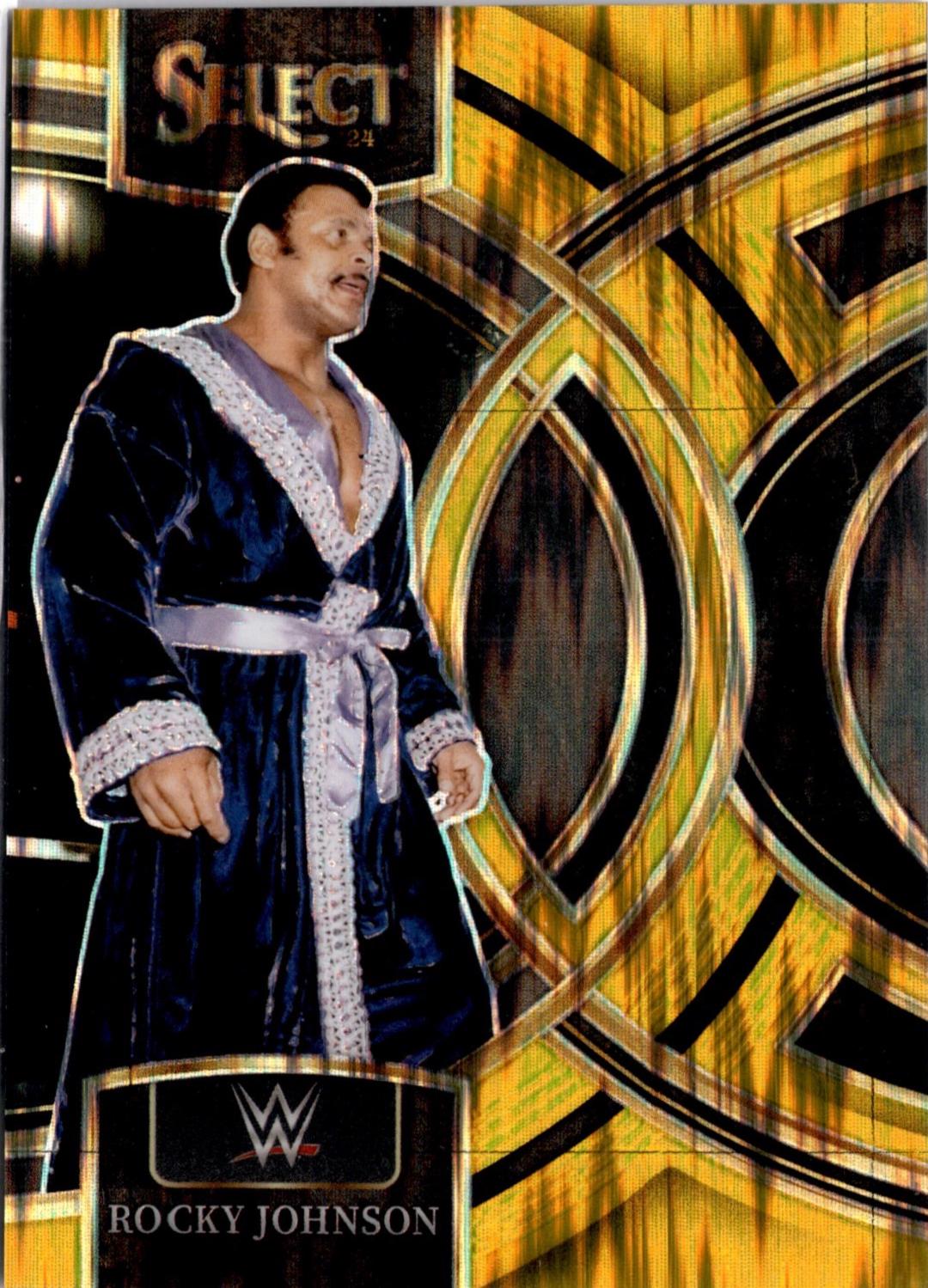 Rocky Johnson [Gold Flash Prizm] #144