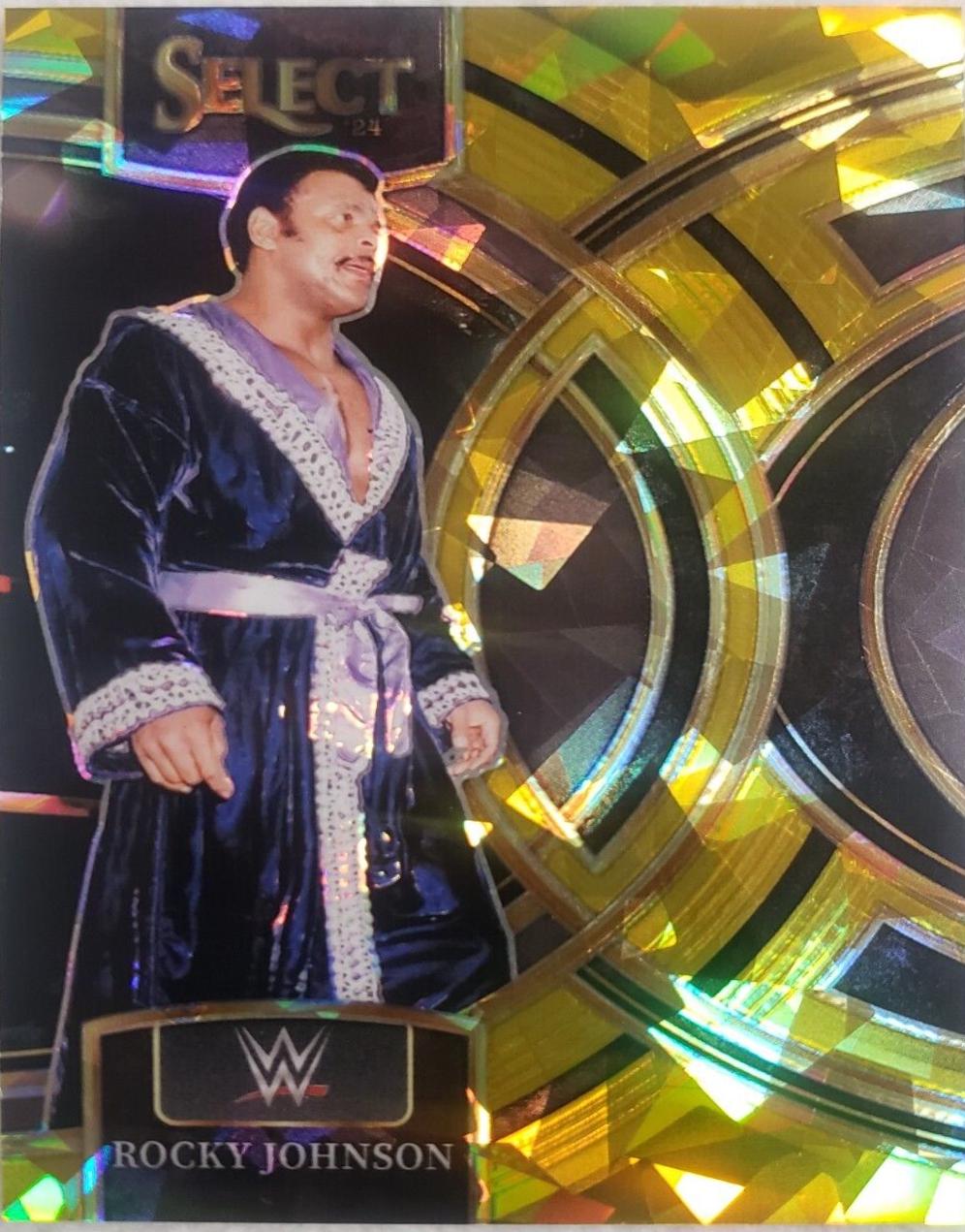 Rocky Johnson [Ice Gold Prizm] #144
