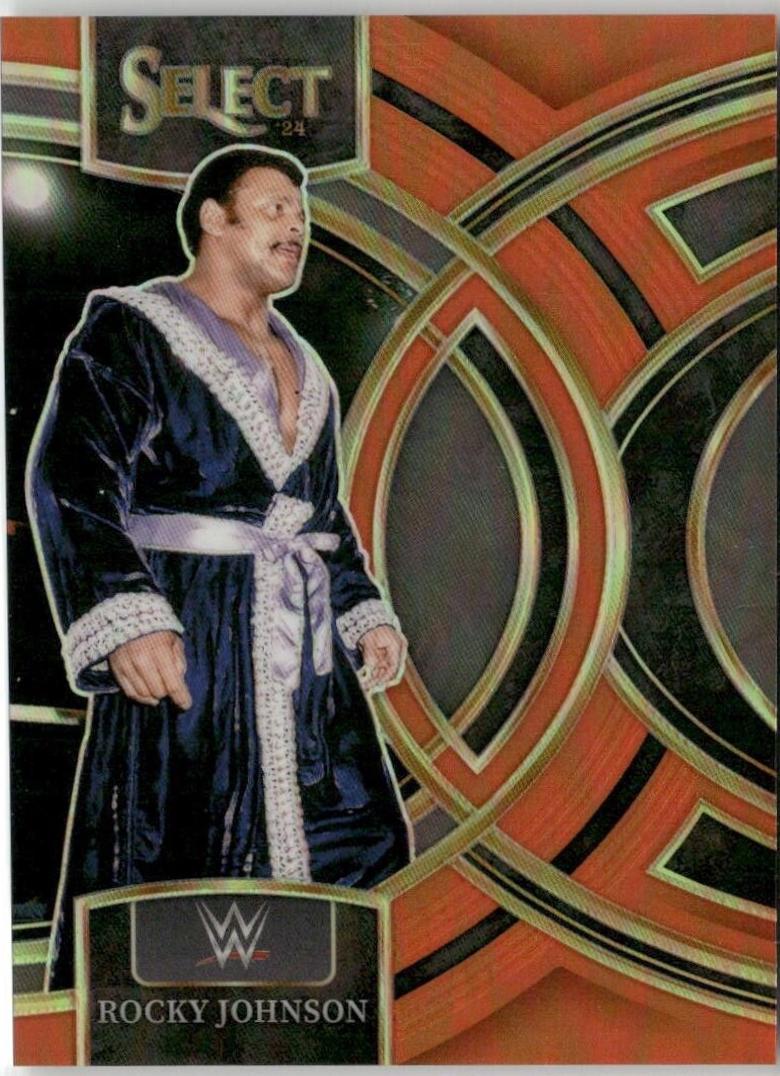 Rocky Johnson [Orange Prizm] #144