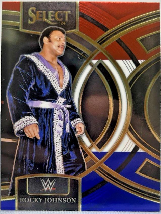 Rocky Johnson [Red Blue Prizm] #144