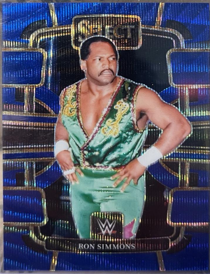 Ron Simmons [Blue Wave Prizm] #15