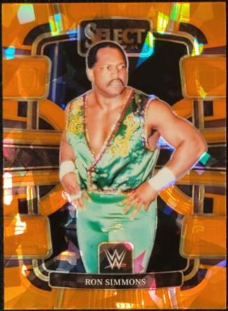 Ron Simmons [Ice Orange Prizm] #15