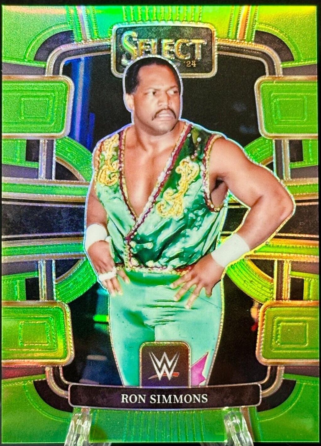 Ron Simmons [Neon Green Prizm] #15