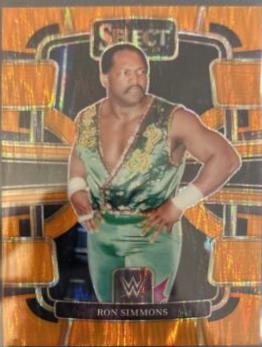 Ron Simmons [Orange Flash Prizm] #15