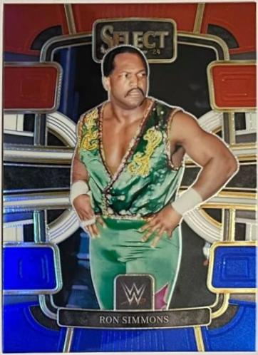 Ron Simmons [Red Blue Prizm] #15