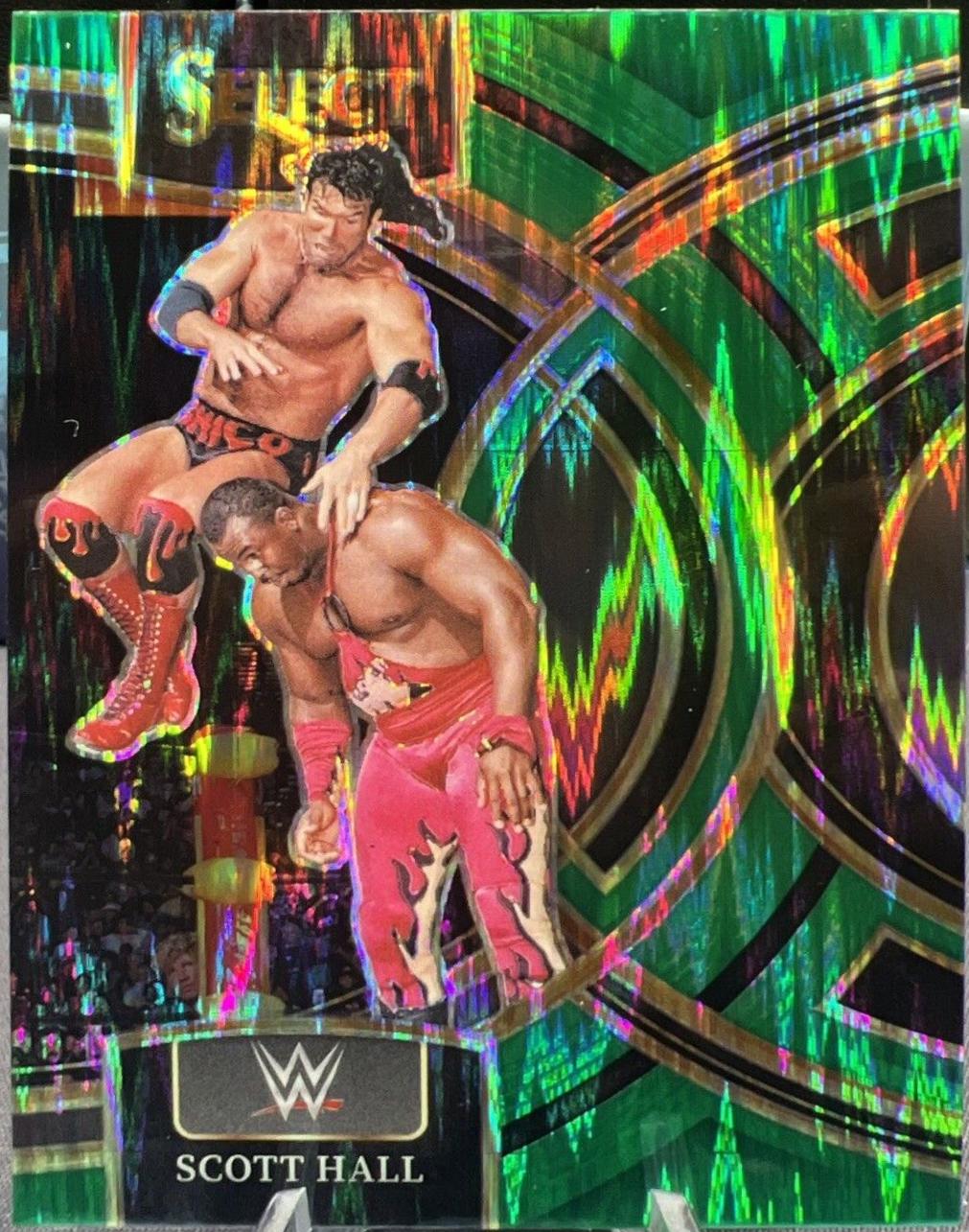Scott Hall [Green Prizm] #174
