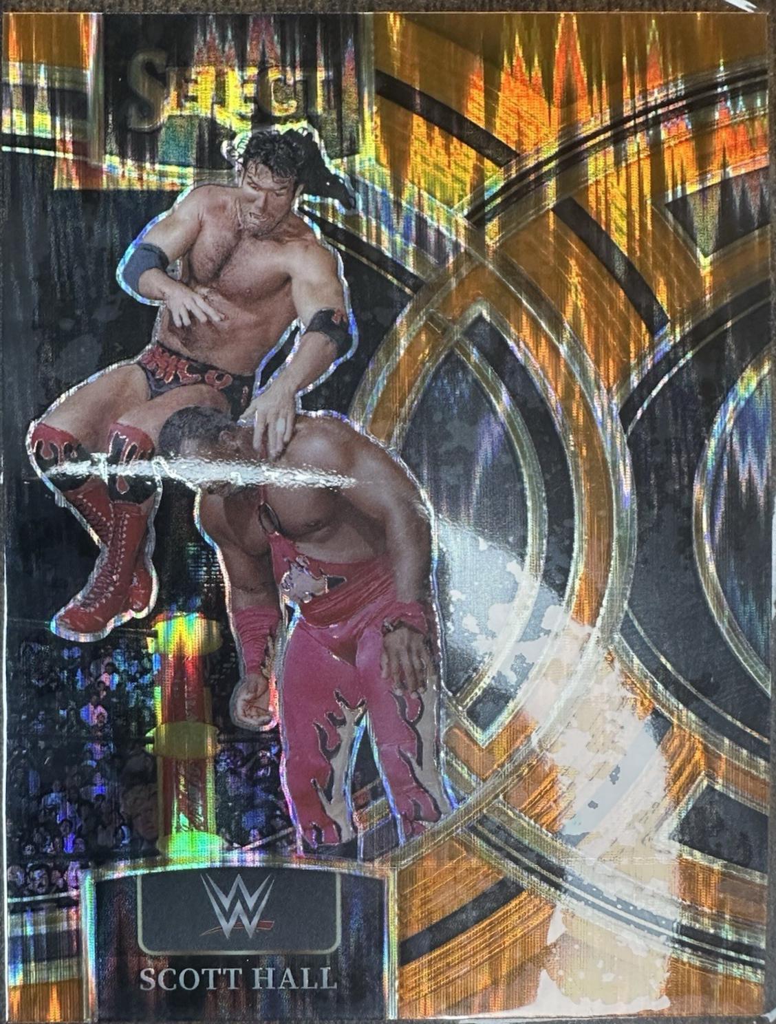 Scott Hall [Orange Flash Prizm] #174