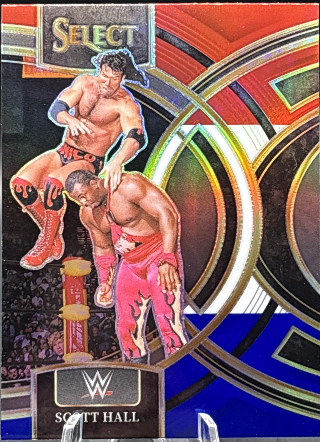 Scott Hall [Red Blue Prizm] #174