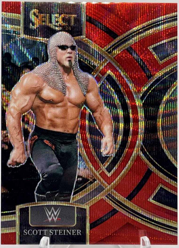 Scott Steiner [Wave Red Prizm] #184