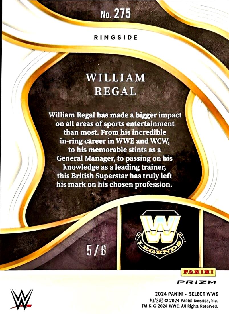 William Regal [Mojo Prizm FOTL] #275