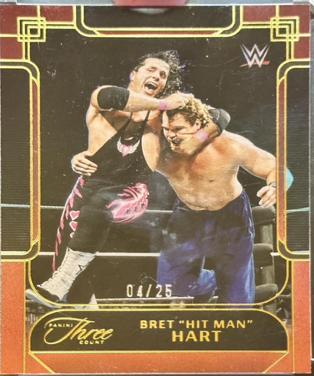Bret Hit Man Hart [Red] #140