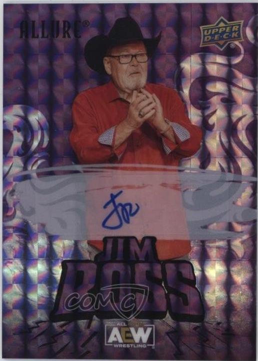 Jim Ross [Purple Diamond SP Red Autograph] #107