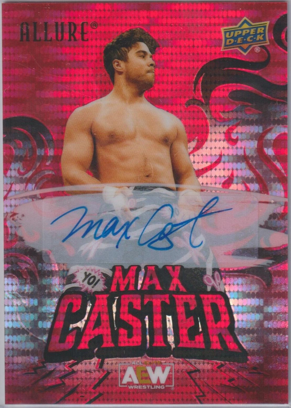 Max Caster [Red Autograph] #58