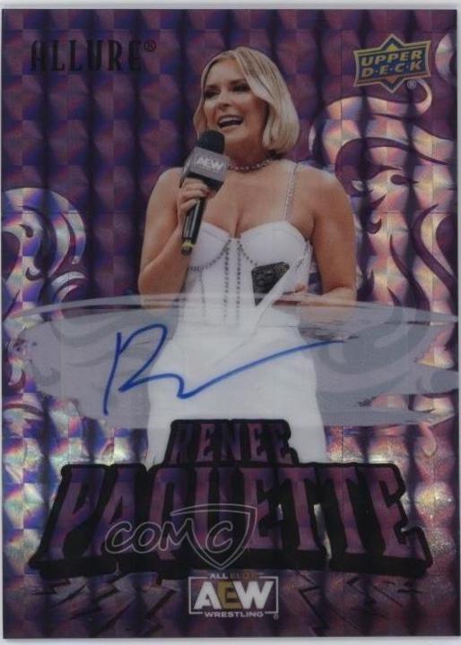 Renee Paquette [Purple Diamond SP Red Autograph] #112