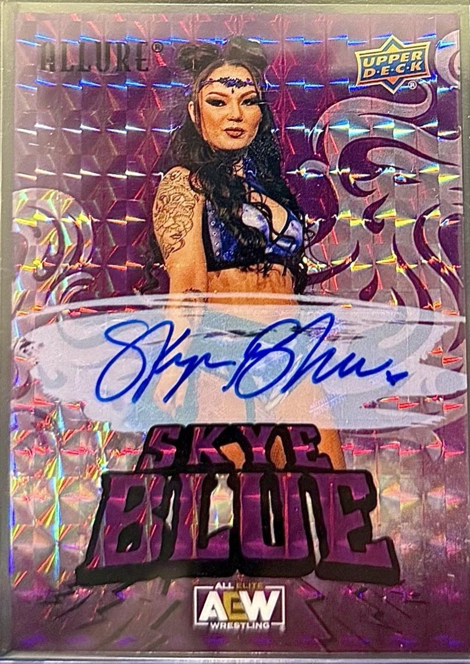Skye Blue [Purple Diamond Red Autograph] #77