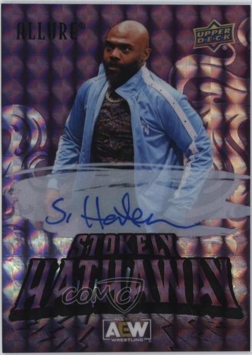 Stokely Hathaway [Purple Diamond Red Autograph] #78
