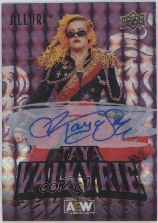 Taya Valkyrie [Purple Diamond Red Autograph] #80