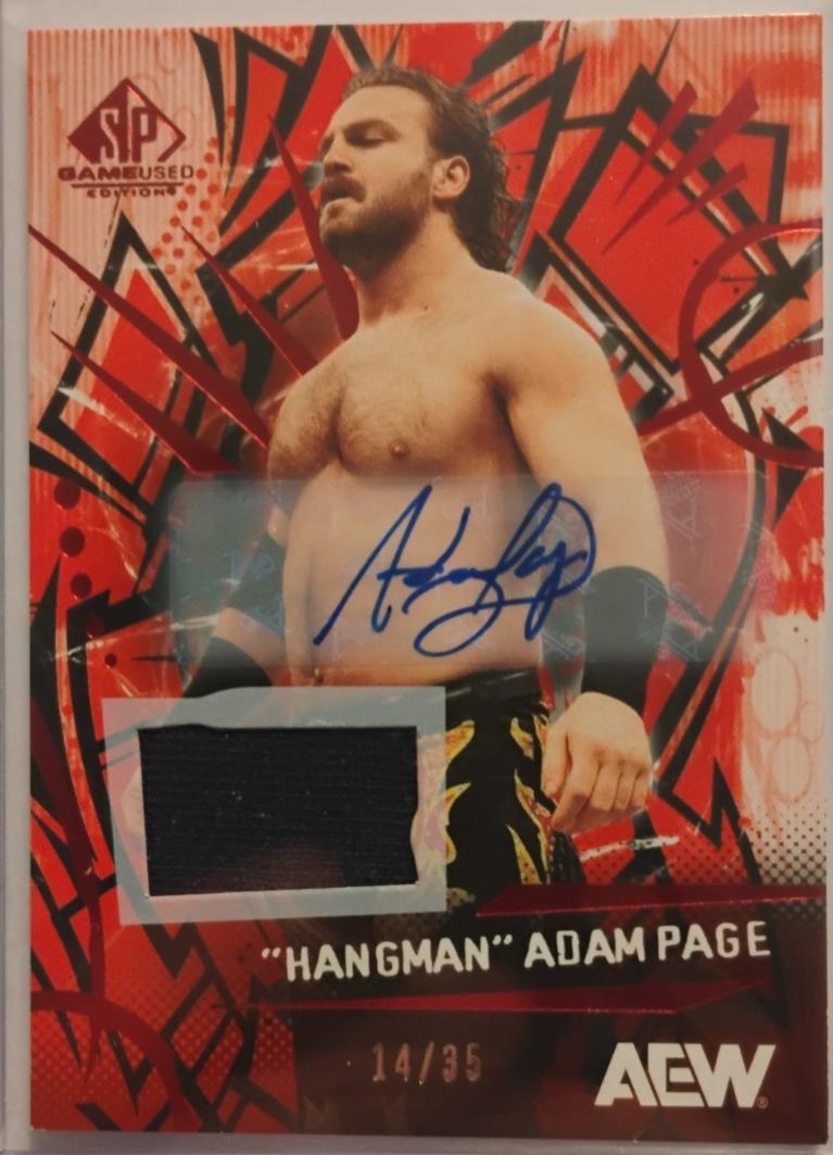 "Hangman" Adam Page [Red Memorabilia Autograph] #3