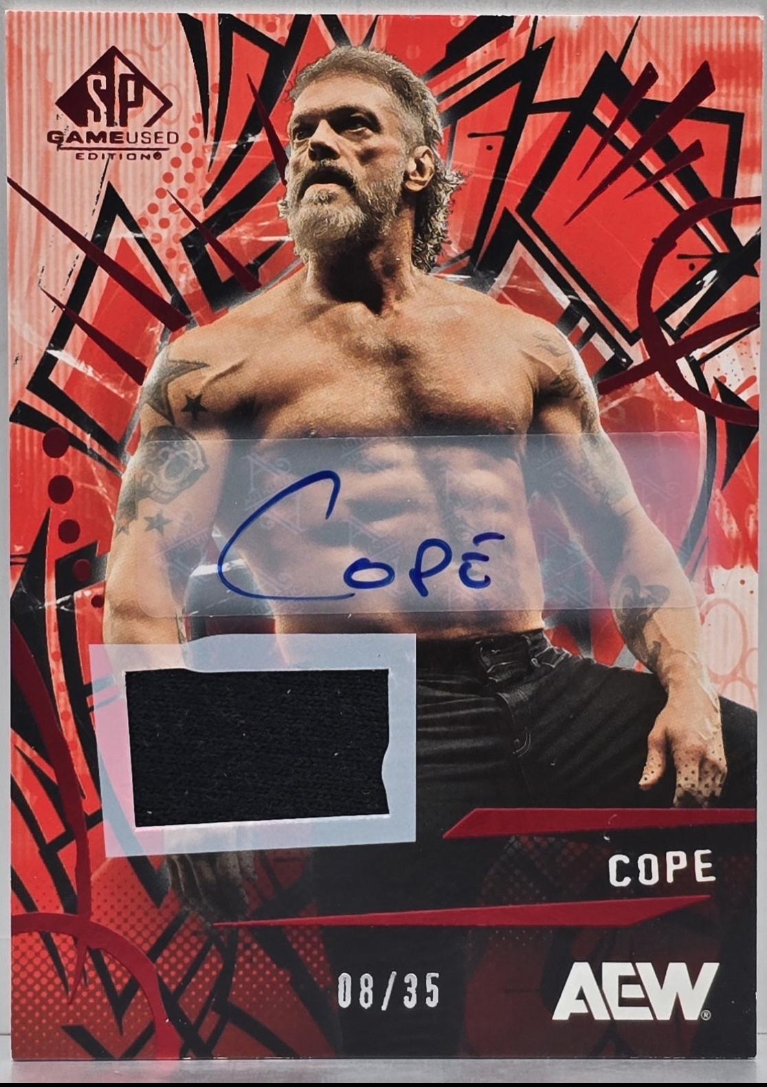 Adam Copeland [Red Memorabilia Autograph] #75