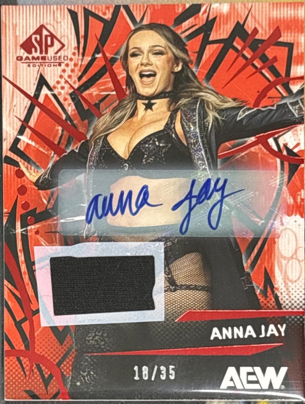 Anna Jay [Red Memorabilia Autograph] #1