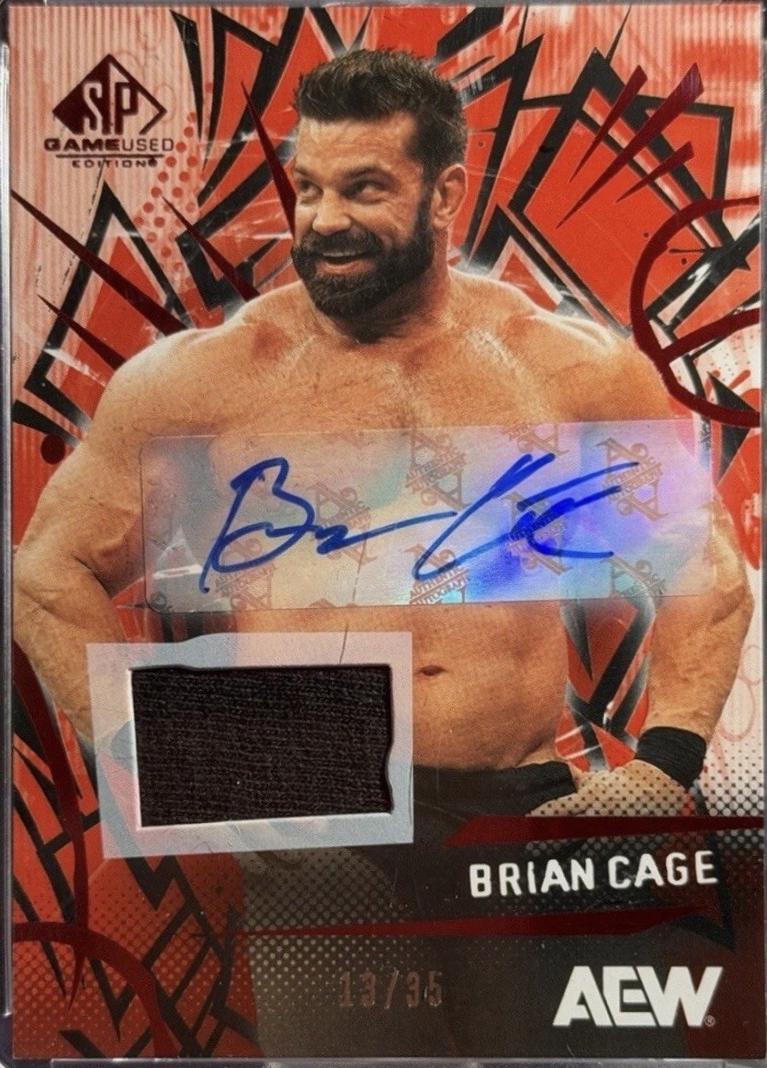 Brian Cage [Red Memorabilia Autograph] #54
