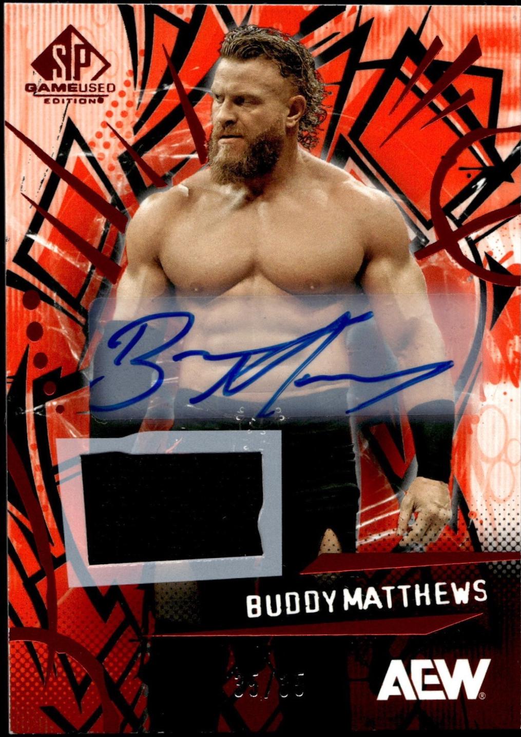 Buddy Matthews [Red Memorabilia Autograph] #70