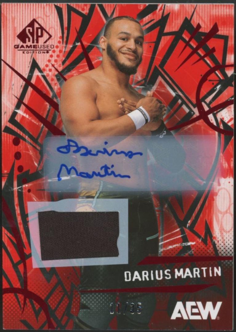 Darius Martin [Red Memorabilia Autograph] #29