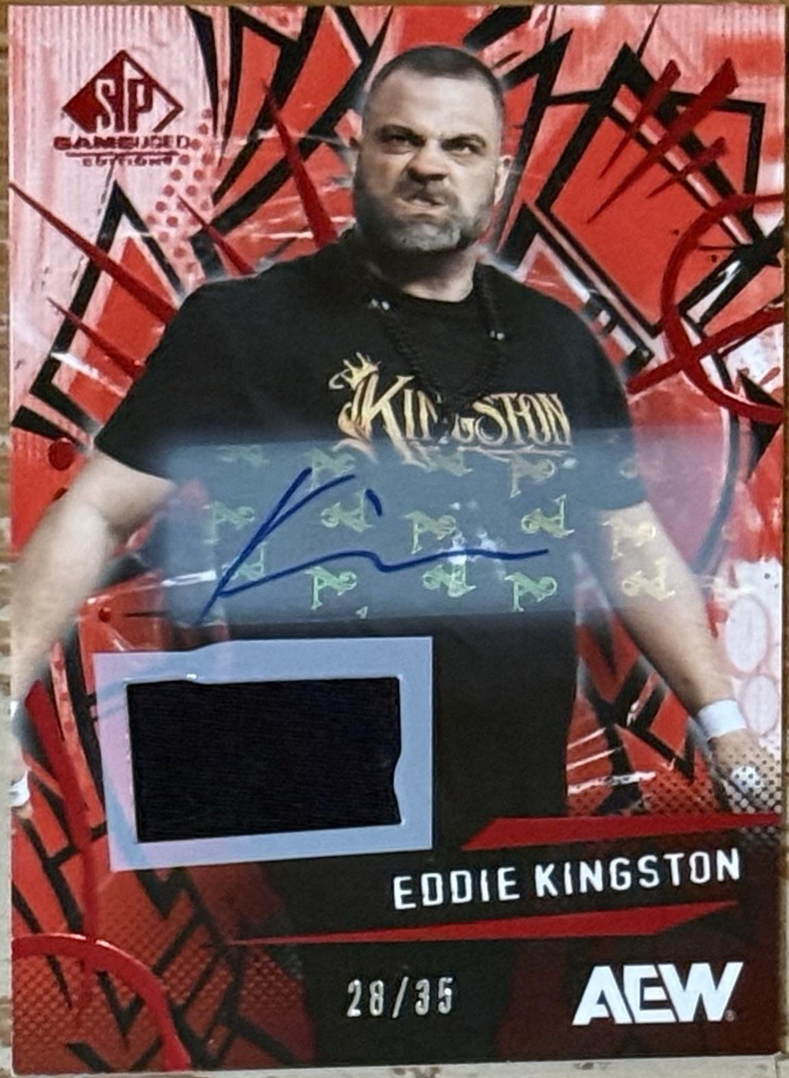 Eddie Kingston [Red Memorabilia Autograph] #52