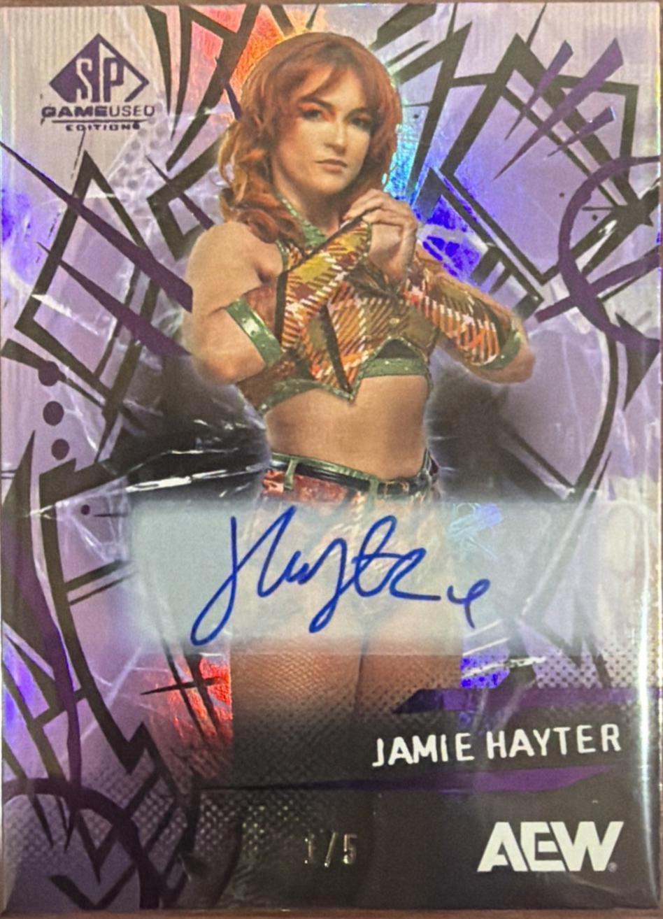 Jamie Hayter [Purple Autograph] #36