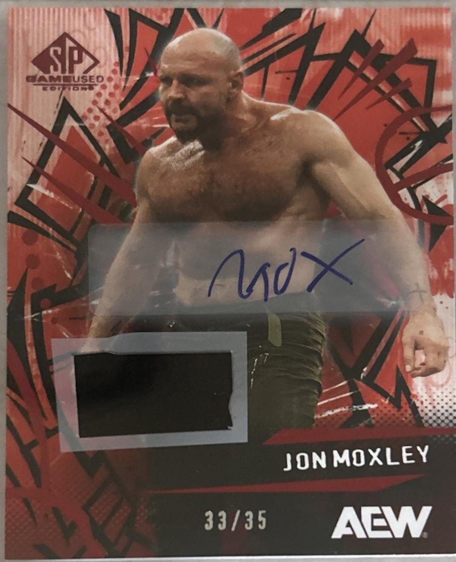 Jon Moxley [Red Memorabilia Autograph] #62