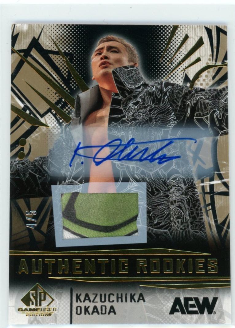 Kazuchika Okada [Gold Memorabilia Autograph] #96