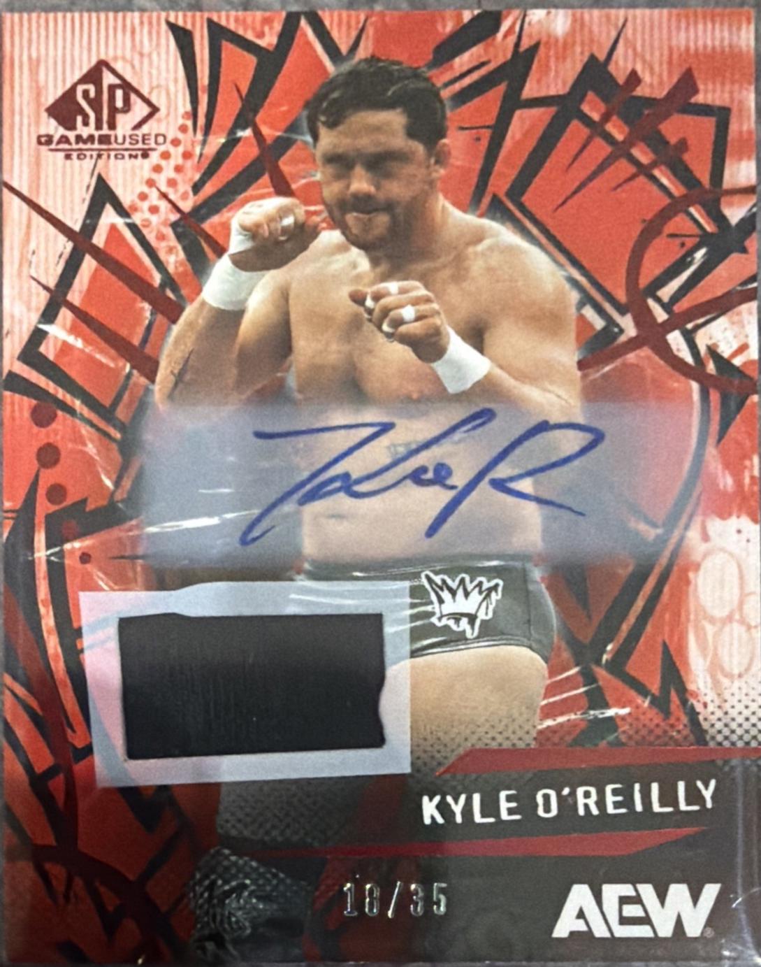 Kyle O'Reilly [Red Memorabilia Autograph] #12