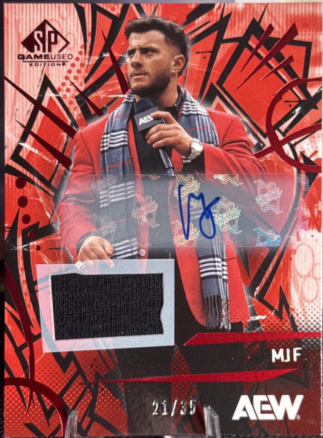 MJF [Red Memorabilia Autograph] #27