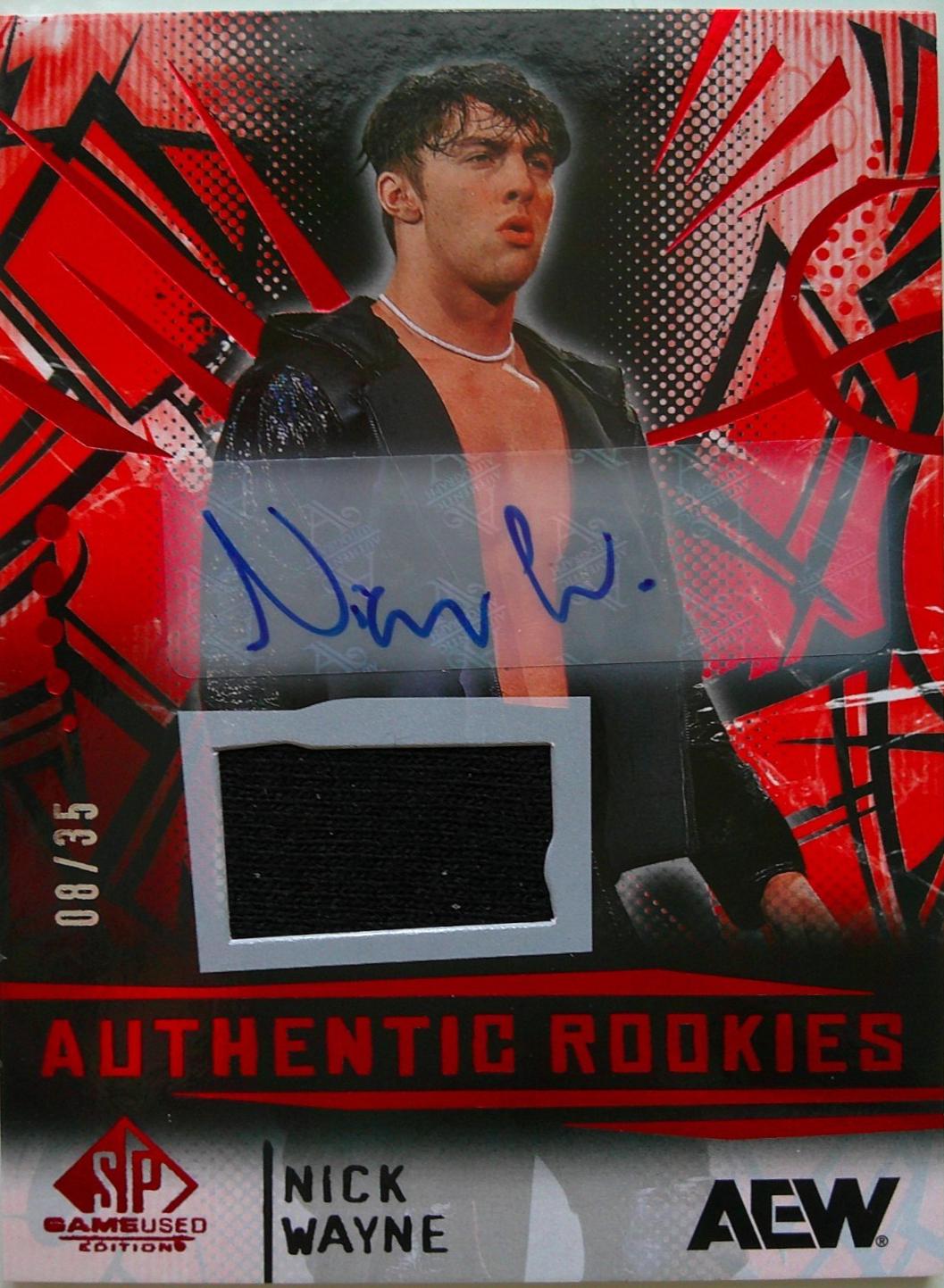 Nick Wayne [Memorabilia Autograph] #87