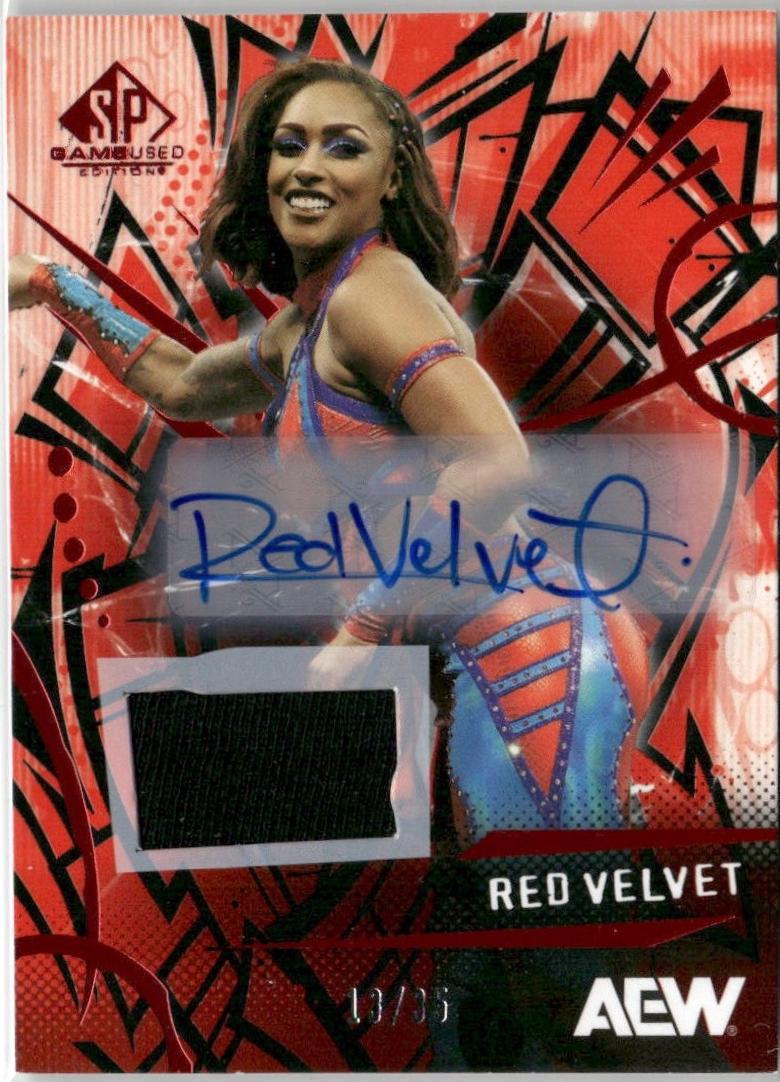 Red Velvet [Red Memorabilia Autograph] #60
